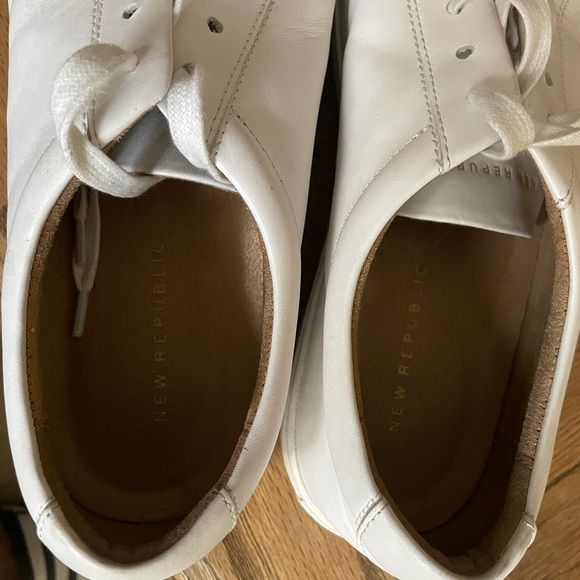 New Republic white on white sneaker - Picture 3 of 4